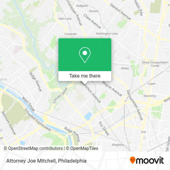 Attorney Joe Mitchell map
