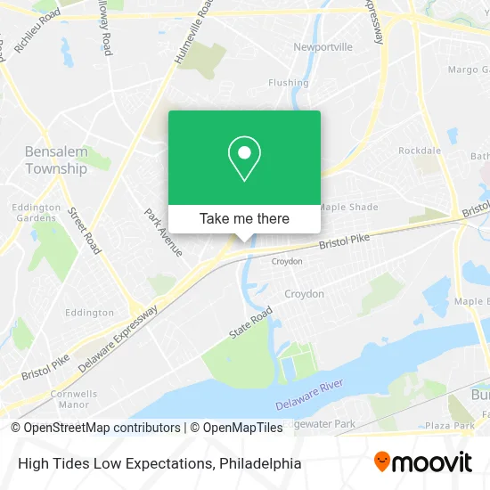 High Tides Low Expectations map