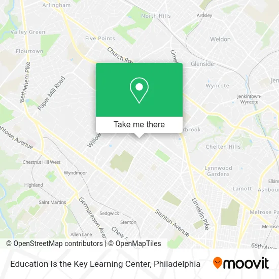 Education Is the Key Learning Center map