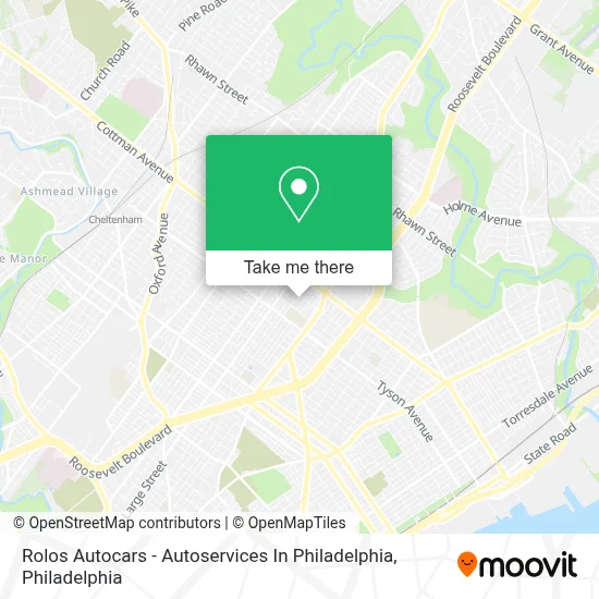 Rolos Autocars - Autoservices In Philadelphia map