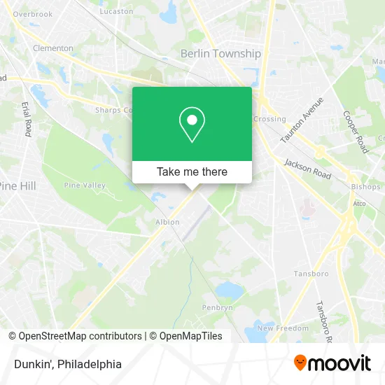 Dunkin' map
