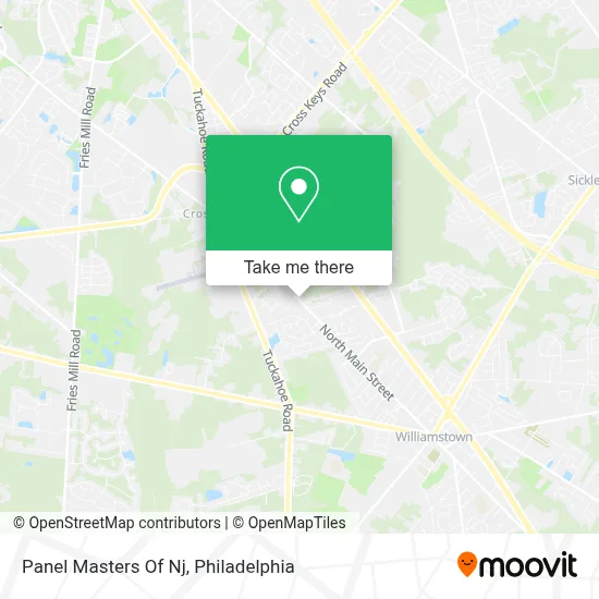 Panel Masters Of Nj map