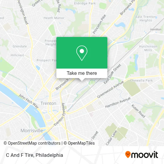 C And F Tire map