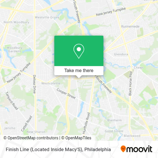 Finish Line (Located Inside Macy'S) map