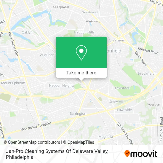 Jan-Pro Cleaning Systems Of Delaware Valley map