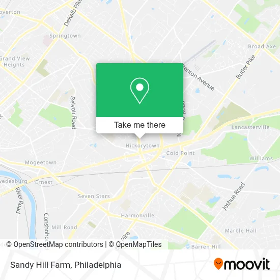 Sandy Hill Farm map