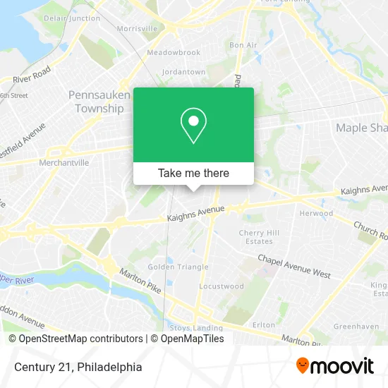 Century 21 map