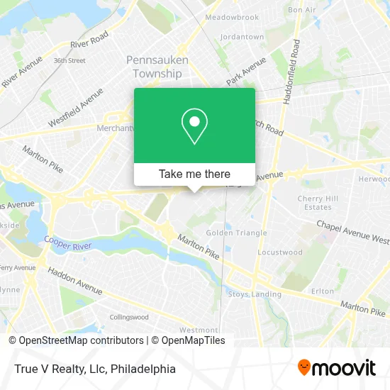 True V Realty, Llc map