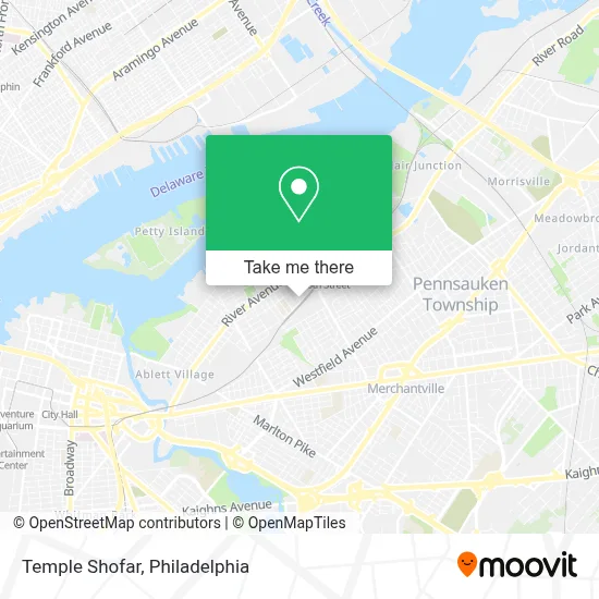 Temple Shofar map