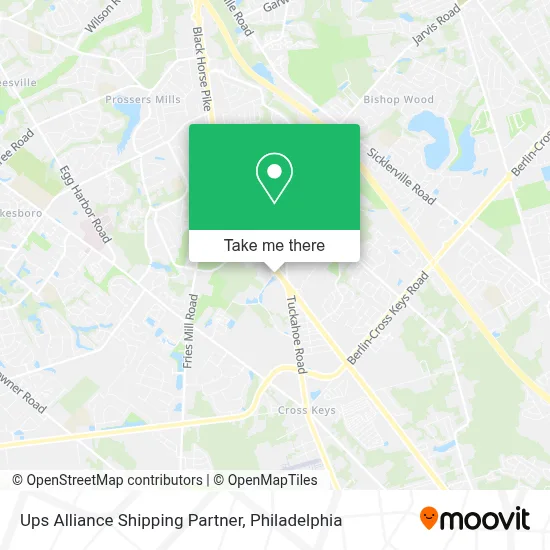 Ups Alliance Shipping Partner map