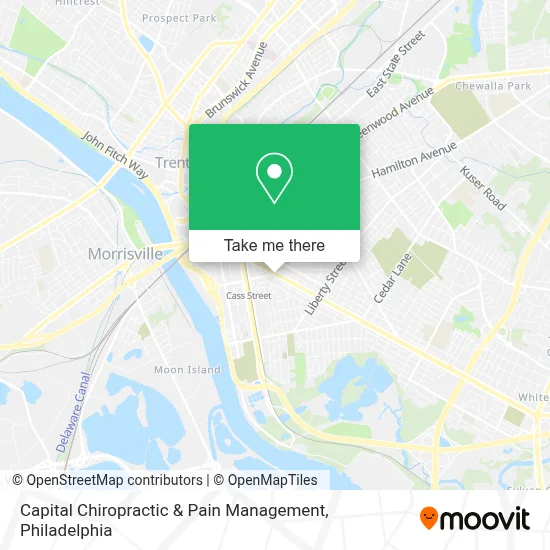Capital Chiropractic & Pain Management map