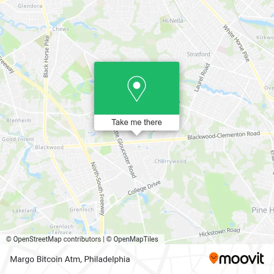 Margo Bitcoin Atm map