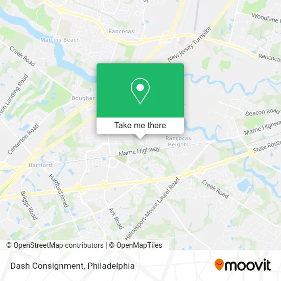 Dash Consignment map