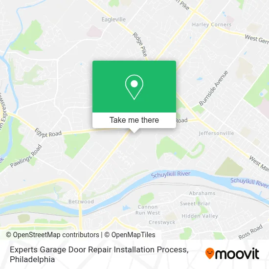 Experts Garage Door Repair Installation Process map