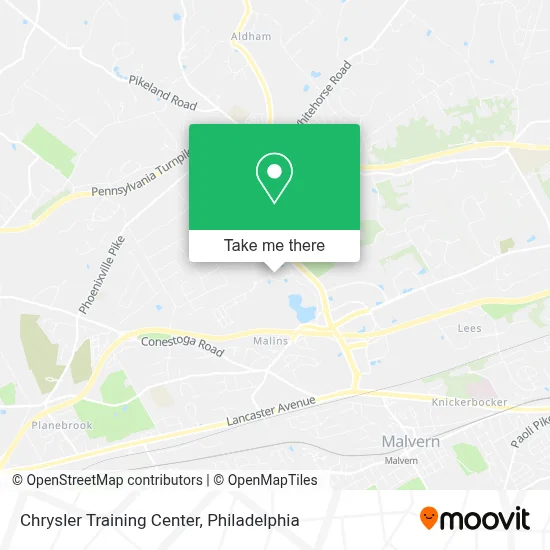 Chrysler Training Center map