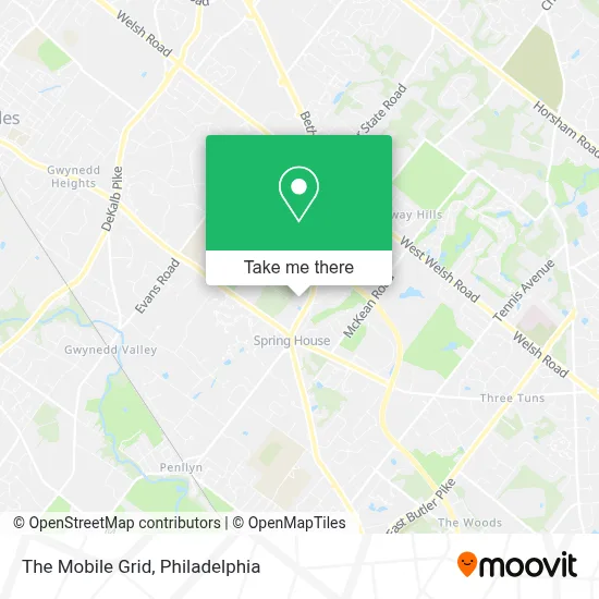 The Mobile Grid map