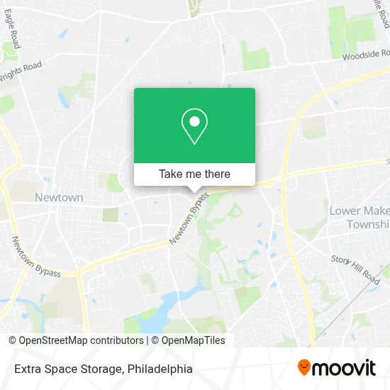 Extra Space Storage map