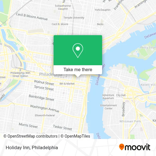 Holiday Inn map