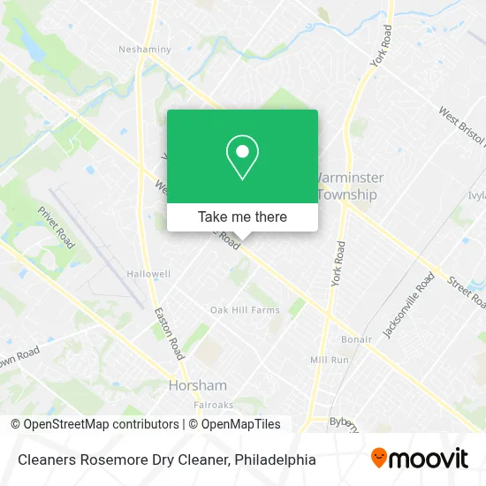 Cleaners Rosemore Dry Cleaner map