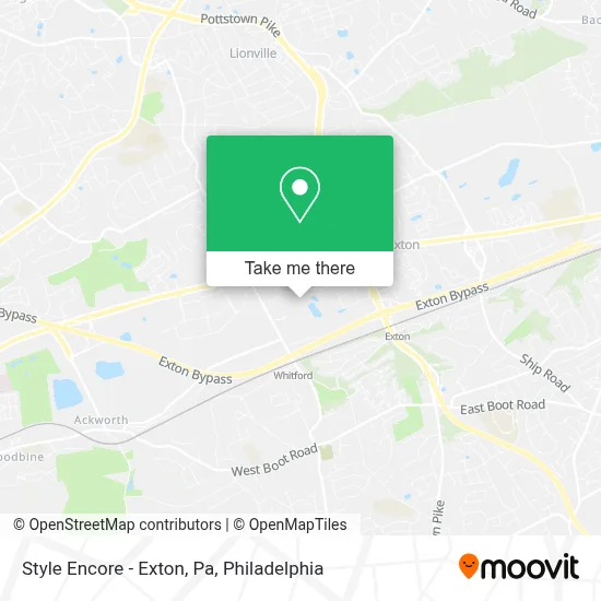 Style Encore - Exton, Pa map