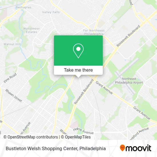 Bustleton Welsh Shopping Center map