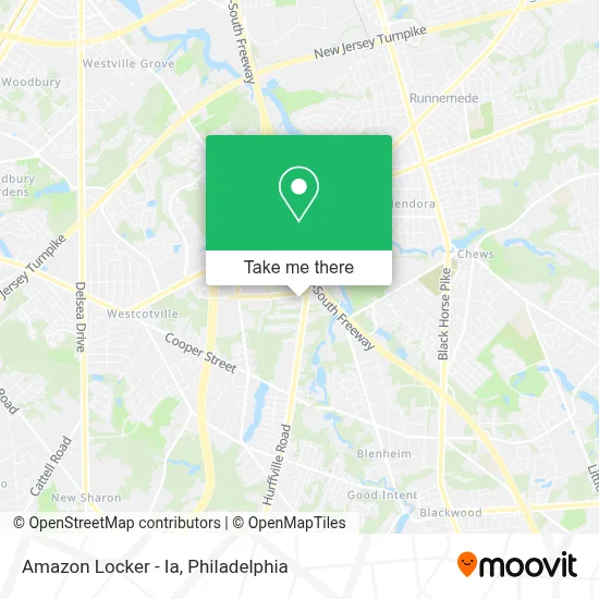 Amazon Locker - Ia map