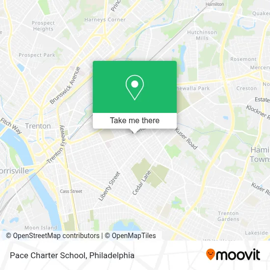 Pace Charter School map
