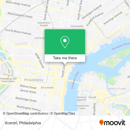 Xcentrl map
