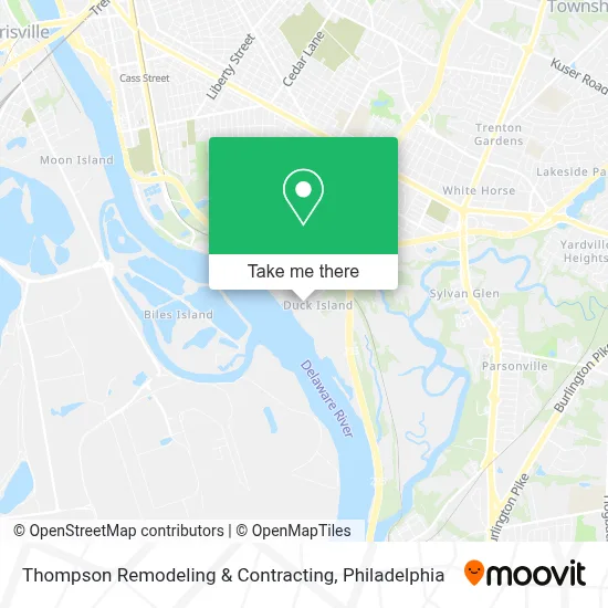 Thompson Remodeling & Contracting map