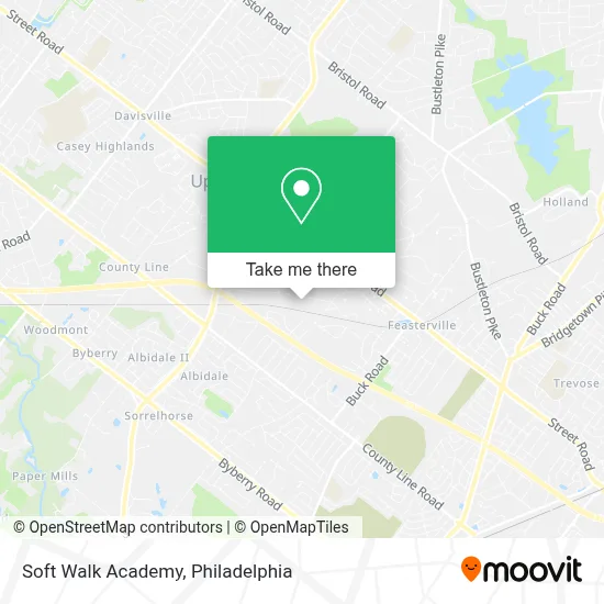 Soft Walk Academy map