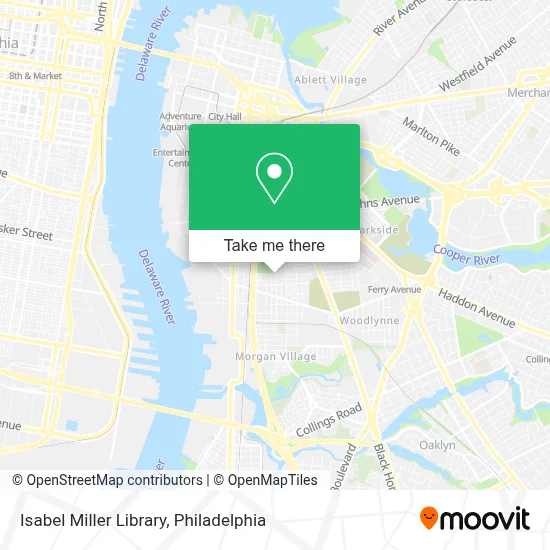 Isabel Miller Library map