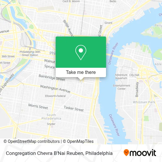 Congregation Chevra B'Nai Reuben map