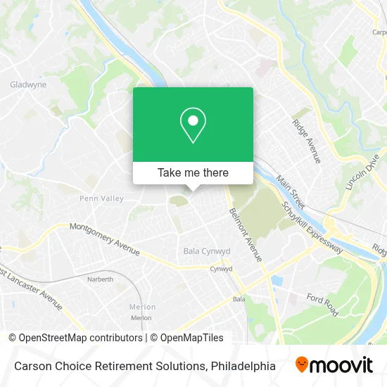 Carson Choice Retirement Solutions map