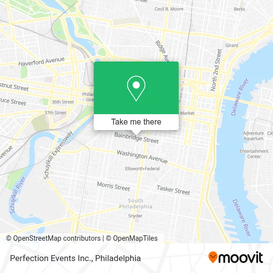 Perfection Events Inc. map