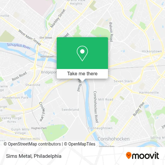 Sims Metal map