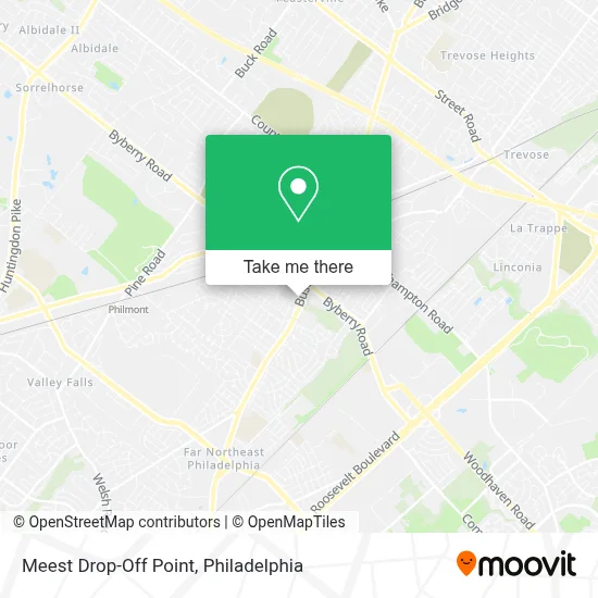 Meest Drop-Off Point map
