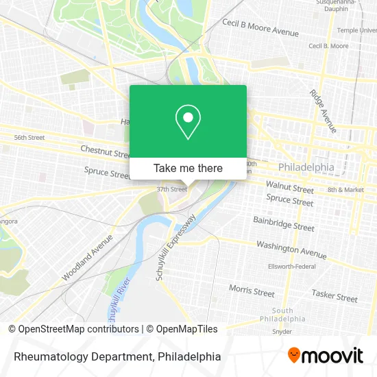Rheumatology Department map