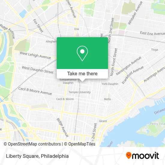 Liberty Square map