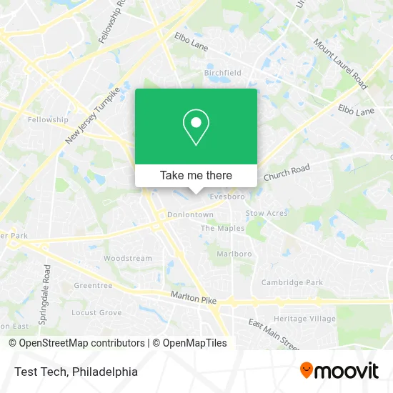 Test Tech map