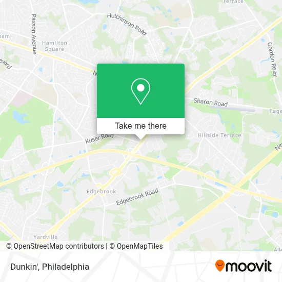 Dunkin' map