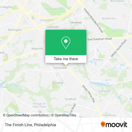 The Finish Line map