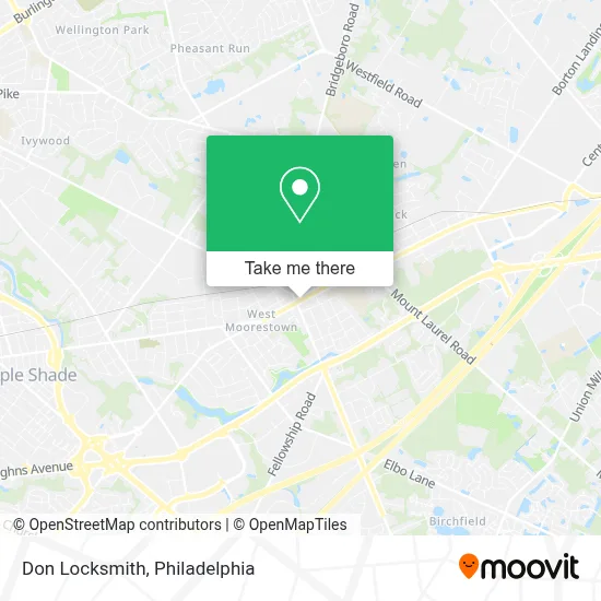 Don Locksmith map