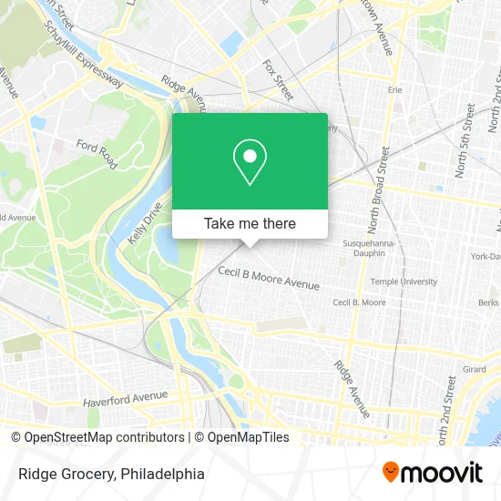 Ridge Grocery map