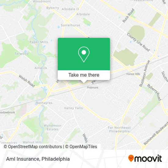 Aml Insurance map