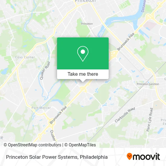 Princeton Solar Power Systems map