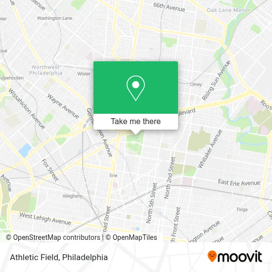 Athletic Field map
