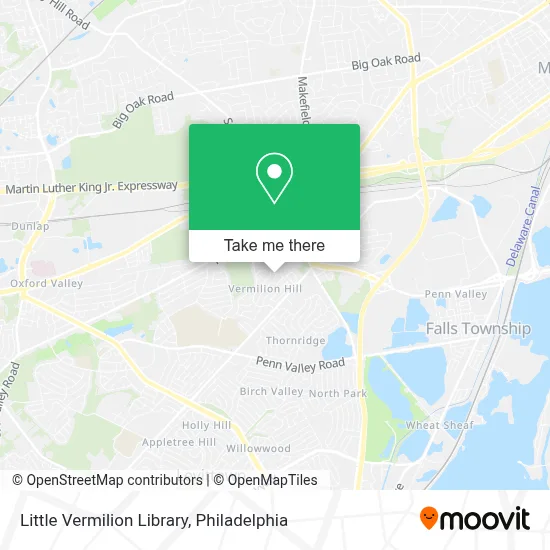 Little Vermilion Library map