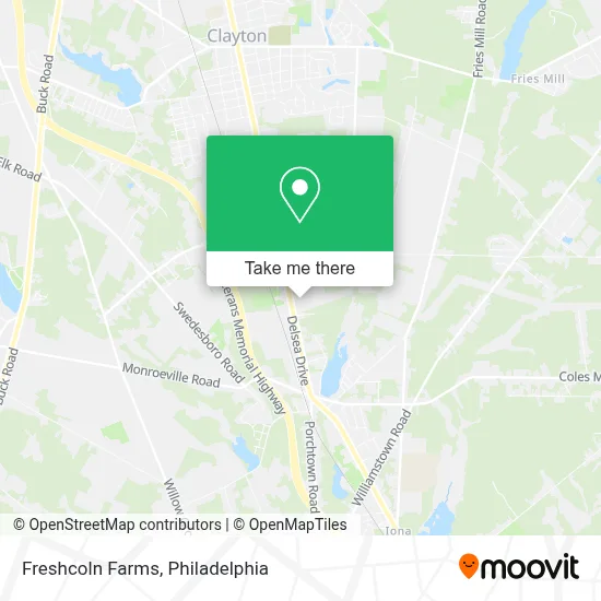Freshcoln Farms map