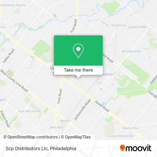 Scp Distributors Llc map