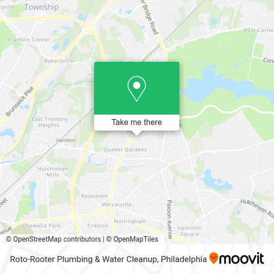 Roto-Rooter Plumbing & Water Cleanup map